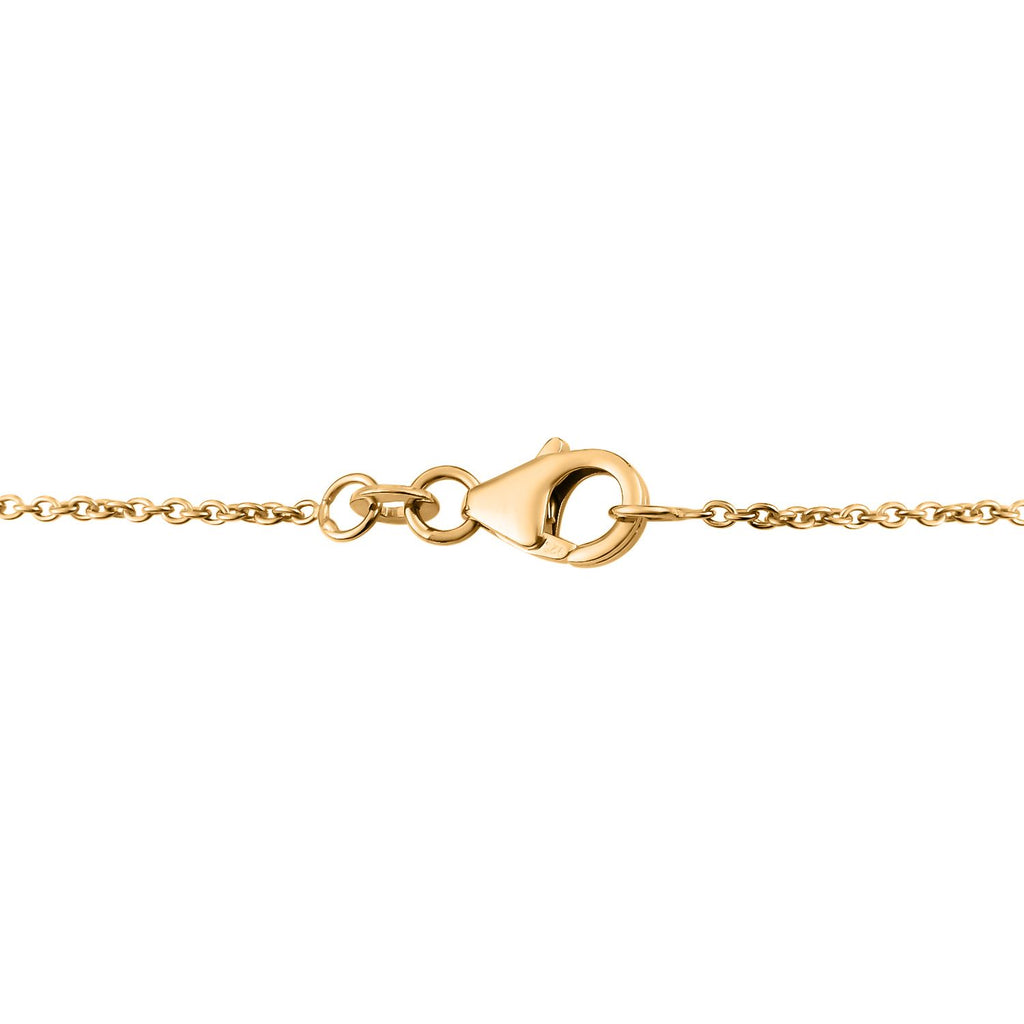 Afrikanischer Rubin (Fissure gefüllt), Kanchanaburi Blauer Saphir Anhänger mit Kette ca. 45 cm, 925 Silber Gelbgold Vermeil ca. 3.76 ct