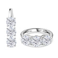 LUSTRO STELLA - 2er Set - Weißer Zirkonia Anhänger und Ring, 925 Silber