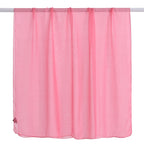 LA MAREY Signature - Seidenschal aus 100% Maulbeerseide mit Seidenbrokat-Ohrringen, 110x180 cm, Rosa