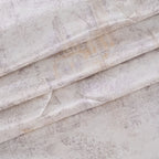 SERENITY NIGHT High-Tech Cooling-Steppdecken-Set mit edler, temperaturregulierender Maulbeeren-Seiden-Füllung und MOP Knöpfe, 135x200 - 40x80 cm, Gold