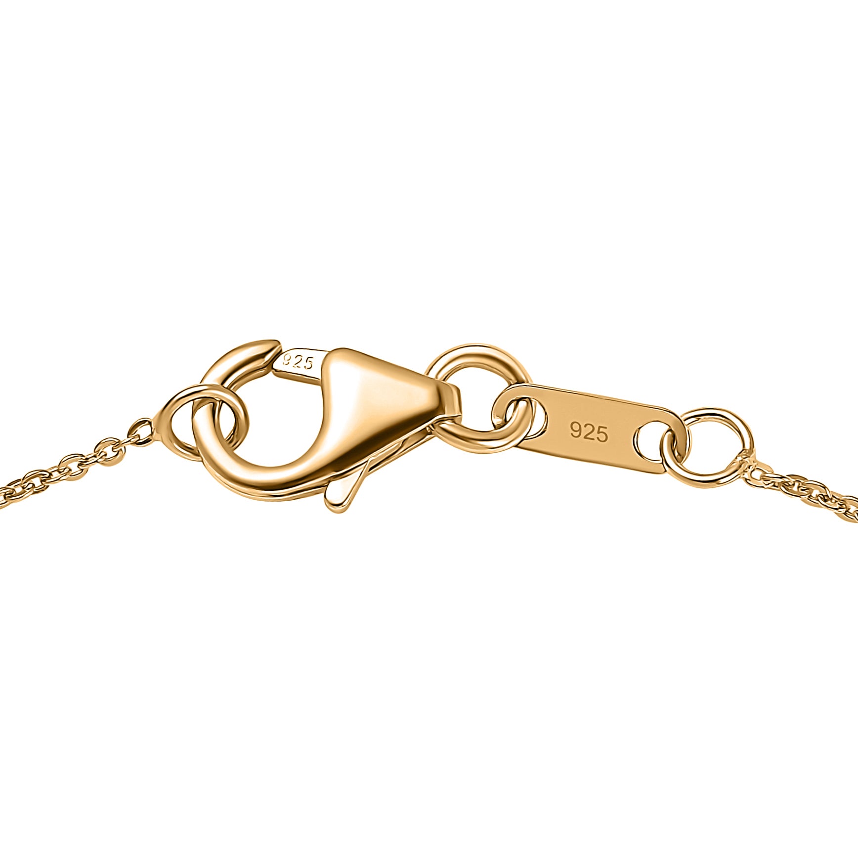 D'Joy Mehrfarbig Saphir, Blauer Saphir Schmuckset ca. 50 cm 925 Silber 750 Gelbgold vermeil ca. 1,19 ct.