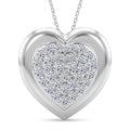 LUXURIANT DIAMOND - Lab Grown Diamant SI-GH SGL zertifiziert Schmuckset ca. 50 cm 925 Silber Rhodiniert ca. 1,00 ct.
