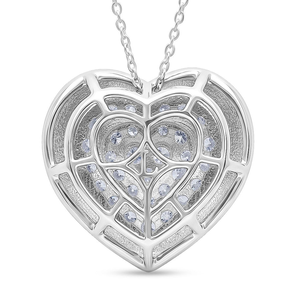 LUXURIANT DIAMOND - Lab Grown Diamant SI-GH SGL zertifiziert Schmuckset ca. 50 cm 925 Silber Rhodiniert ca. 1,00 ct.