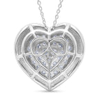 LUXURIANT DIAMOND - Lab Grown Diamant SI-GH SGL zertifiziert Schmuckset ca. 50 cm 925 Silber Rhodiniert ca. 1,00 ct.