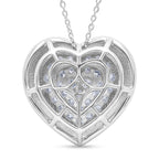 LUXURIANT DIAMOND - Lab Grown Diamant SI-GH SGL zertifiziert Schmuckset ca. 50 cm 925 Silber Rhodiniert ca. 1,00 ct.