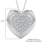 LUXURIANT DIAMOND - Lab Grown Diamant SI-GH SGL zertifiziert Schmuckset ca. 50 cm 925 Silber Rhodiniert ca. 1,00 ct.