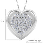 LUXURIANT DIAMOND - Lab Grown Diamant SI-GH SGL zertifiziert Schmuckset ca. 50 cm 925 Silber Rhodiniert ca. 1,00 ct.