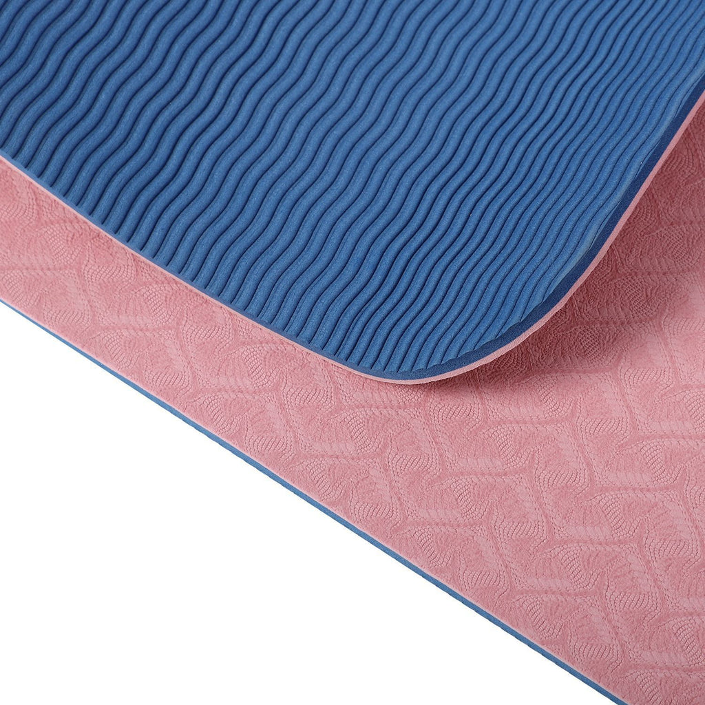 TPE rutschfeste Yogamatte, 183x61 cm, Rosa