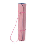 TPE rutschfeste Yogamatte, 183x61 cm, Rosa