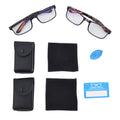 Faltbare Lesebrille 2 Stück Set, Blaulichtfilter, Testkit, 18,5x3,6x8,3cm