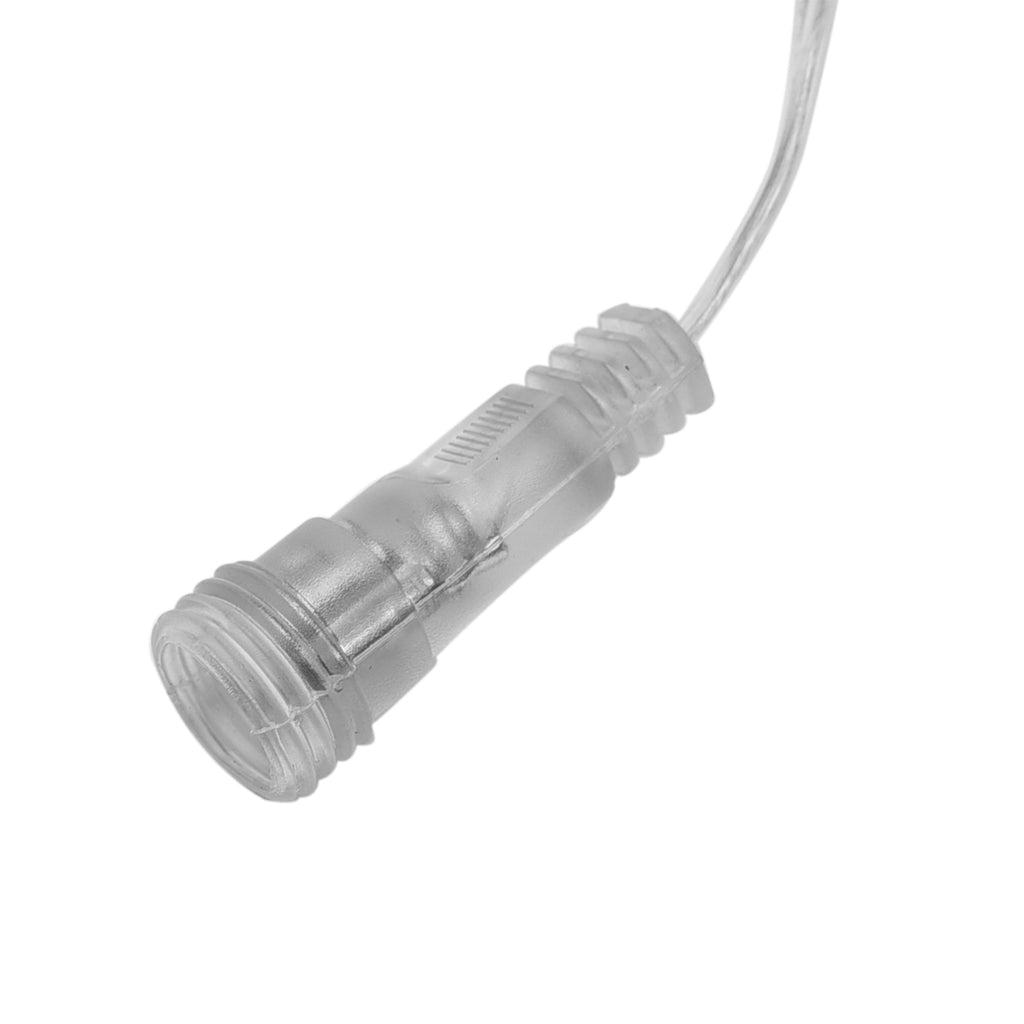 Meteorschauer warmweiße LED Lichterkette, Größe 30x330 cm, Weiß