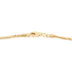 Italienische Alternative Margarita Kette ca. 50 cm 925 Silber Gold-Überzug