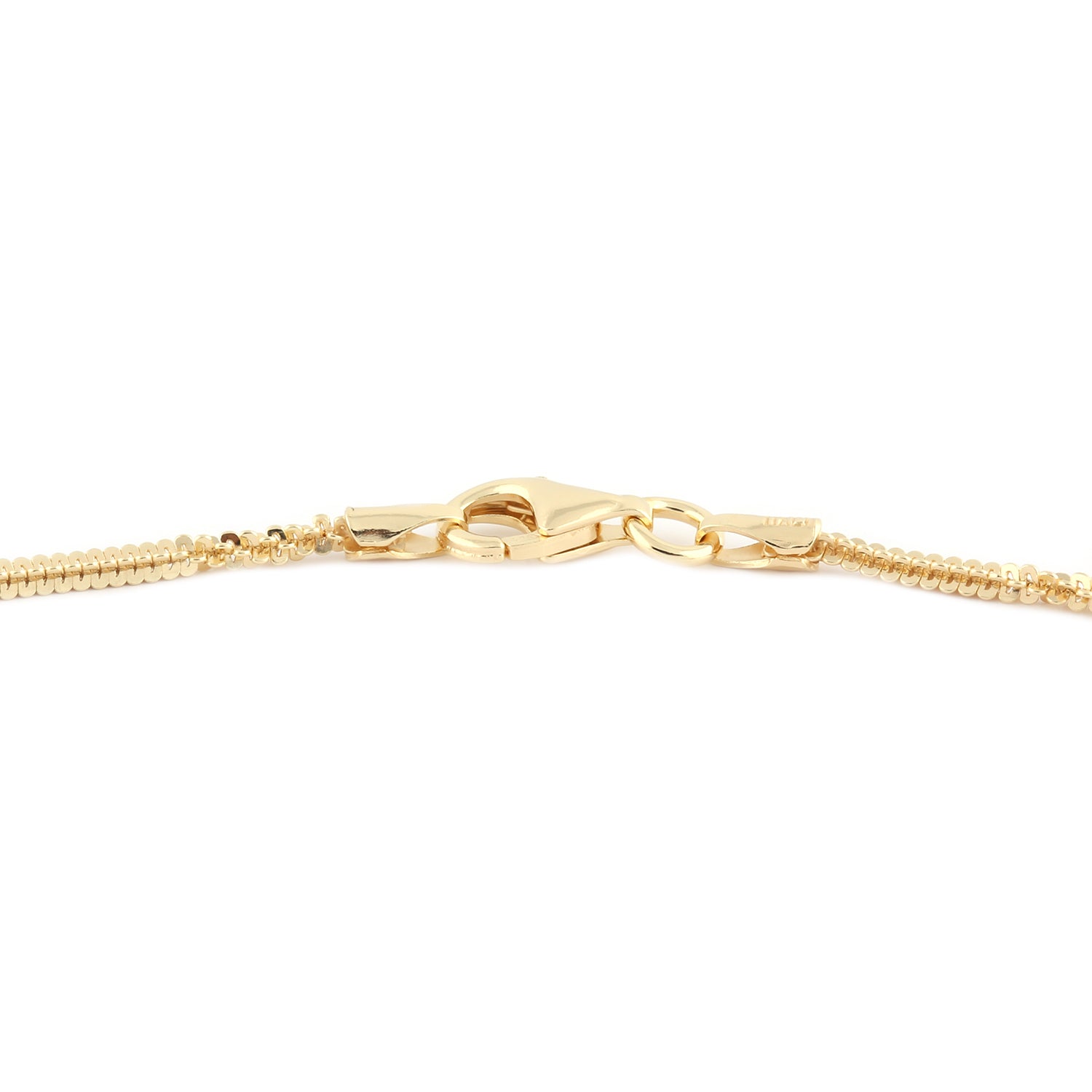 Italienische Alternative Margarita Kette ca. 50 cm 925 Silber Gold-Überzug
