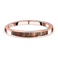 Roter Diamant-Ring, 925 Silber rosévergoldet (Größe 16.00) ca. 0,25 ct