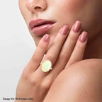 Iliana AAA Natürlicher, äthiopischer Welo Opal, Weißer Diamant SI-GH Ring, AGI zertifiziert und geprüft, 750 Gelb Gold (Größe 18.00) ca. 9,50 ct