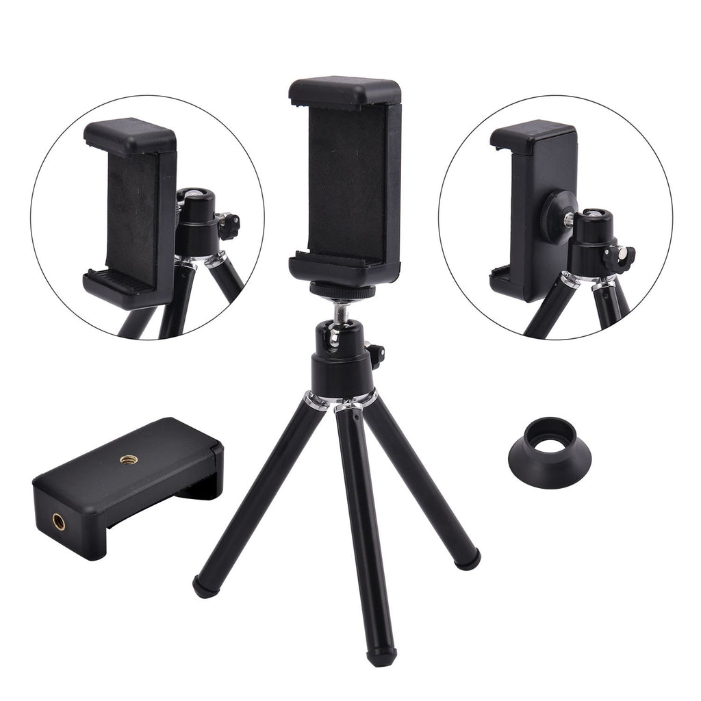 9er Set Handy-Kameraobjektiv-Kit : Teleskop 28X+ Weitwinkel 0,6X+ Makro 20X+ Fischaugenobjektiv 198 Grad
