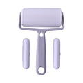 Auswaschbares Fusselroller-Set, 3-teilig,  Hauptroller 18x12x4,5cm, Mini-Streifen 7x1,5x1,5cm