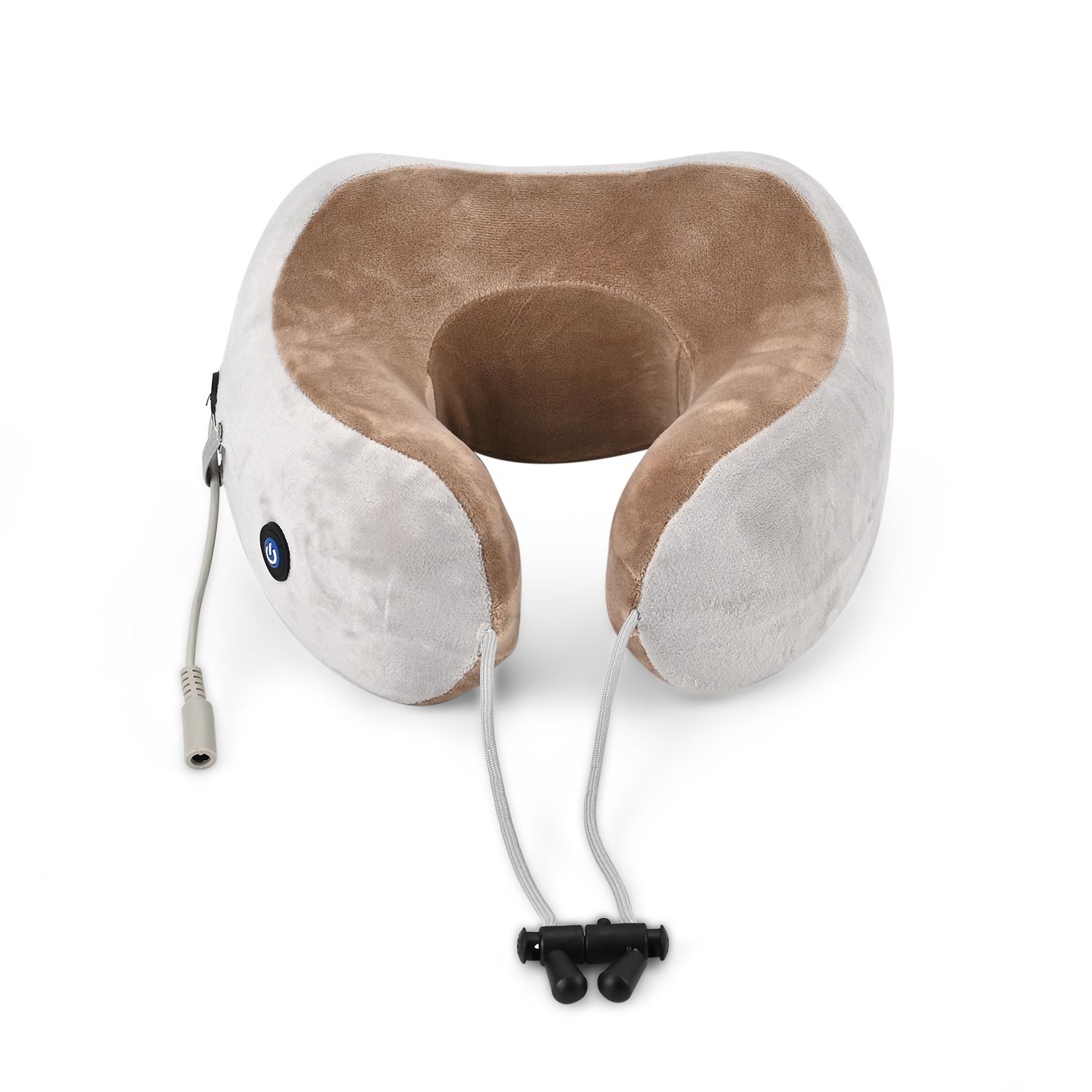 Wiederaufladbares Nackenmassagegerät mit ergonomischem U-förmigen Kissen-Design, Größe 22x20x10cm
