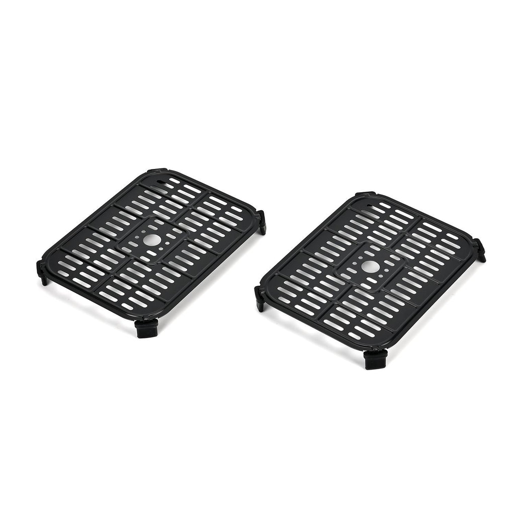 Heißluftfritteuse Deluxe: 8,5L Kapazität, 1700W, Touch-Display und Dual-Korb-System, schwarz