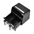 Heißluftfritteuse Deluxe: 8,5L Kapazität, 1700W, Touch-Display und Dual-Korb-System, schwarz