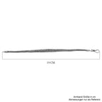 Royal Bali Kollektion - 925 Silber, Tulang Naga Armband ca. 19 cm ca. 18,62g