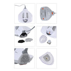HOMESMART - UV Matratzen-Staubsauger - Mit Hochfrequenz-Pulsation und UV-Lichttechnologie für allergenfreie Luft, 0,3L Staubtank, 5m Kabel, 8-fach Filtersystem