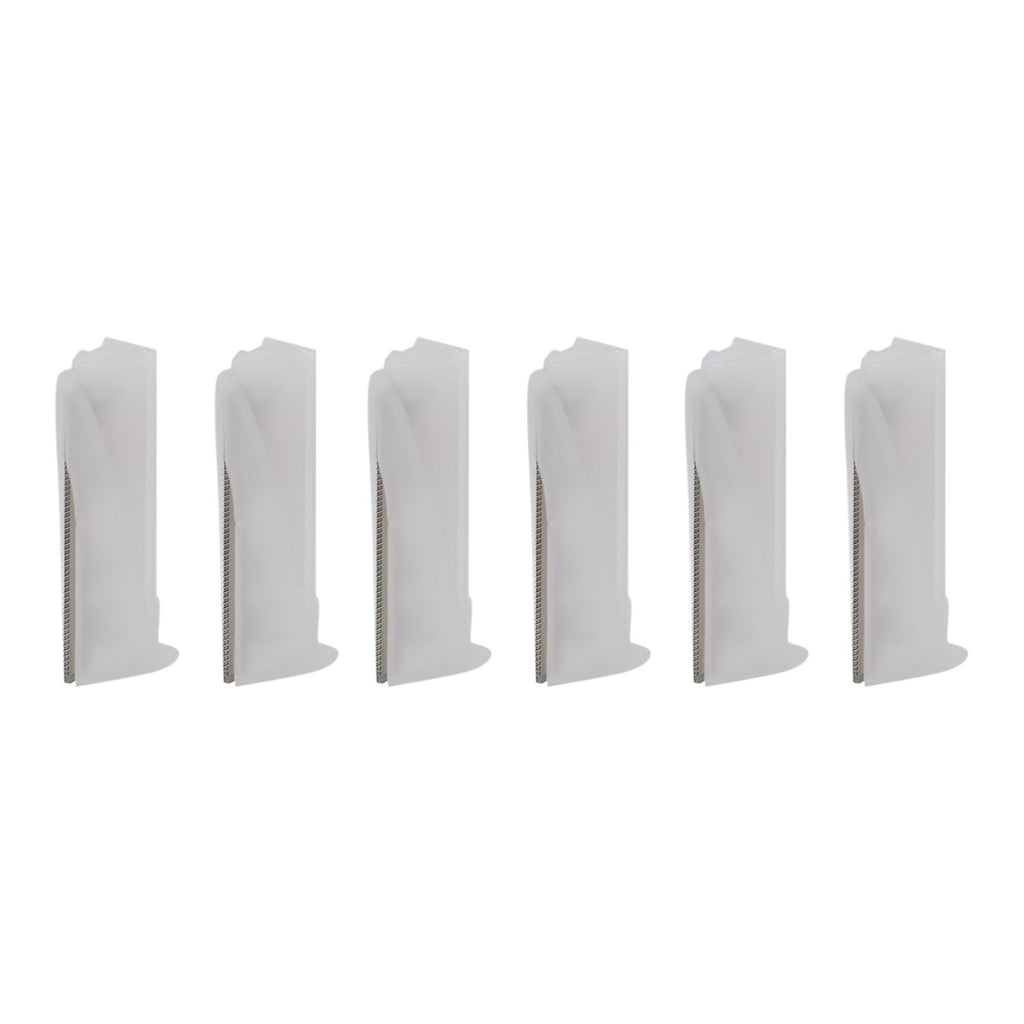 BEAUTECH Sechserpack Ersatzklingen - 3x Augenbrauen- & 3x Gesichtshaar-Entferner, Sanft und Schmerzfrei, Größe: 3,8x1,3x1,2 cm