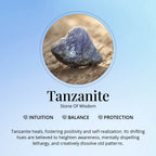 CHAIRMAN VAULT COLLECTION - AAAA Tansanit, Weißer Diamant Halskette, zertifiziert und geprüft, 950 Platin ca. 20.05 ct