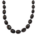 Elite Shungit Halskette ca. 45 cm 925 Silber rhodiniert ca. 175,00 ct.