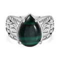 Malachit Ring Messing (Größe 16.00) ca. 6,73 ct