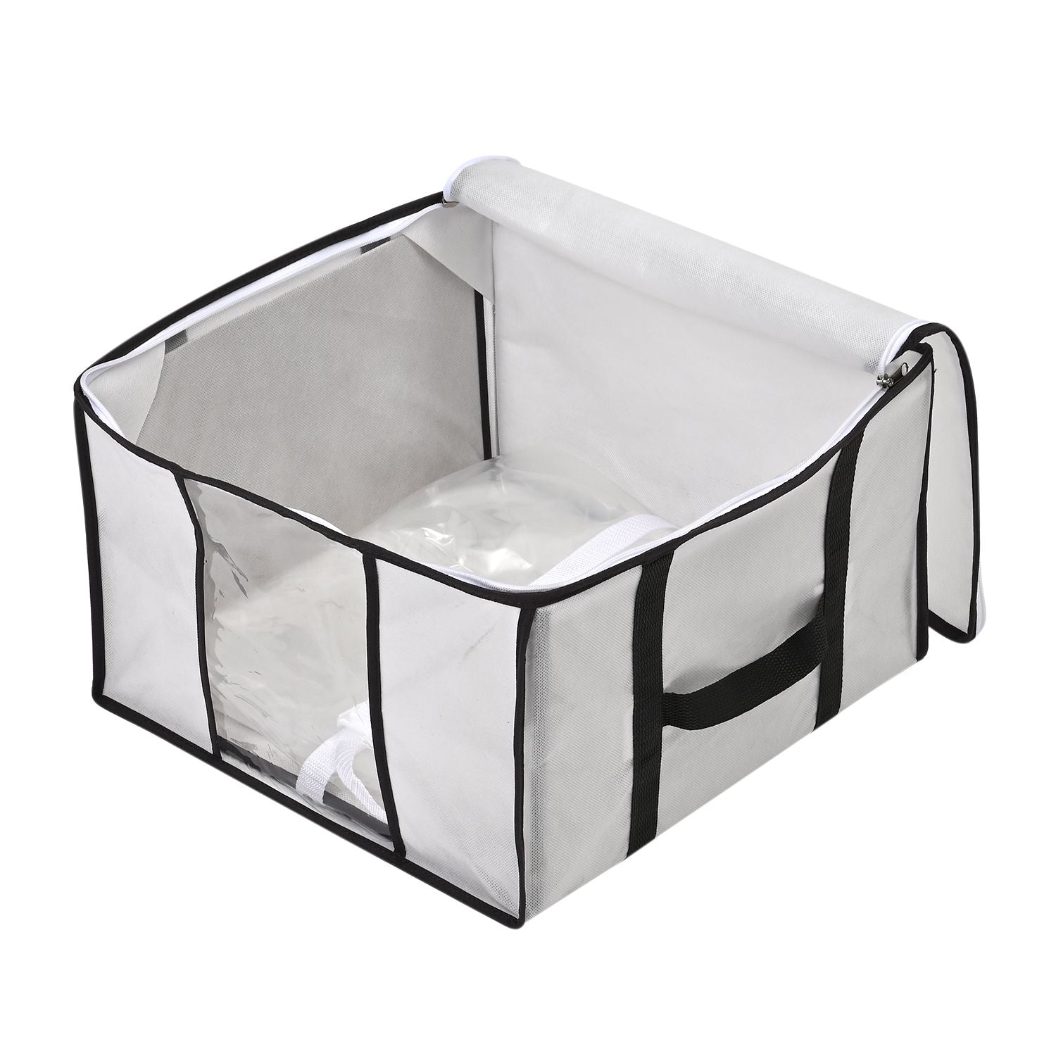 XXL Vakuum-Aufbewahrungsbox, Platzsparender Organizer für Kleidung, Bettwäsche und Decken, vakuum- und pumpkompatibel, 40x42x25cm