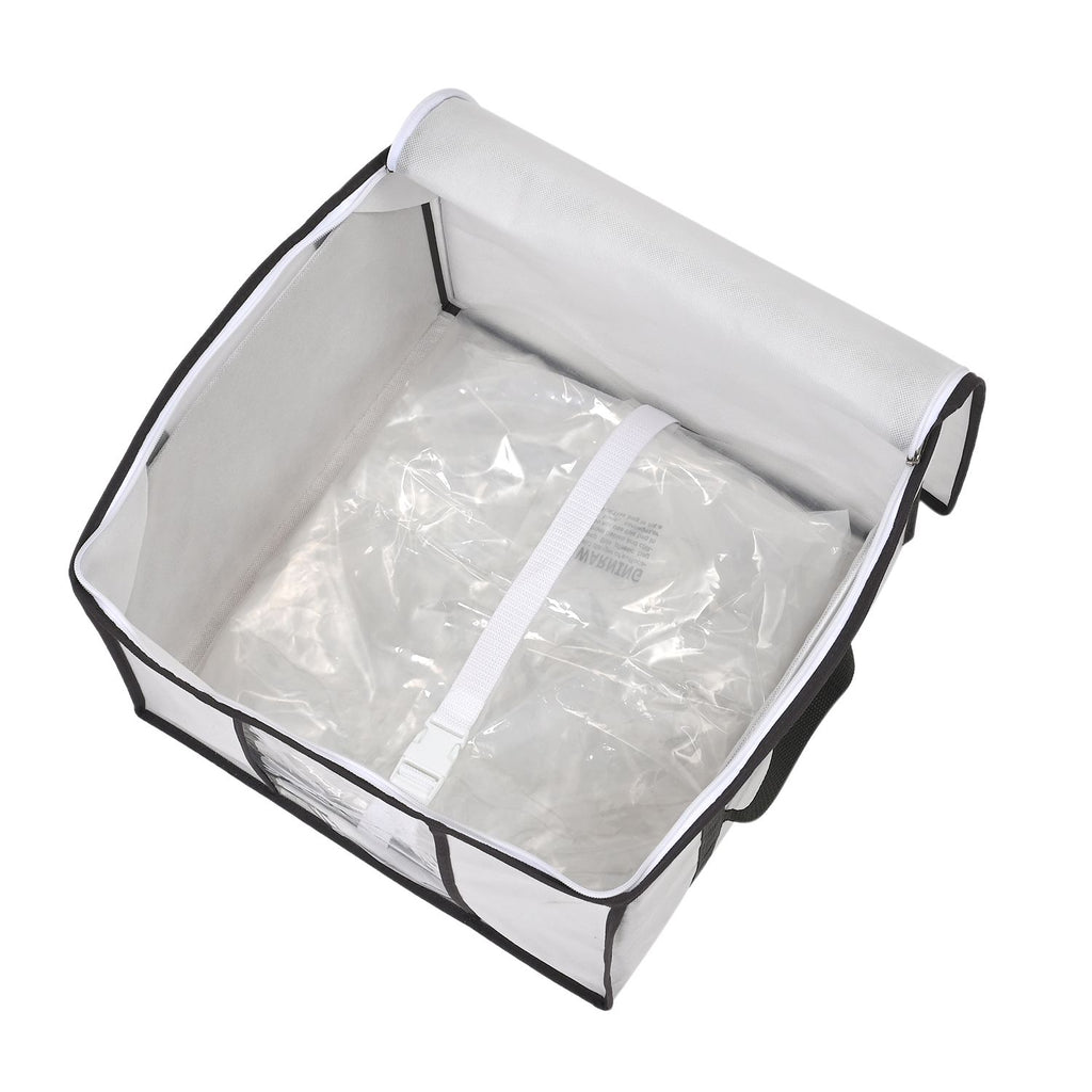 XXL Vakuum-Aufbewahrungsbox, Platzsparender Organizer für Kleidung, Bettwäsche und Decken, vakuum- und pumpkompatibel, 40x42x25cm