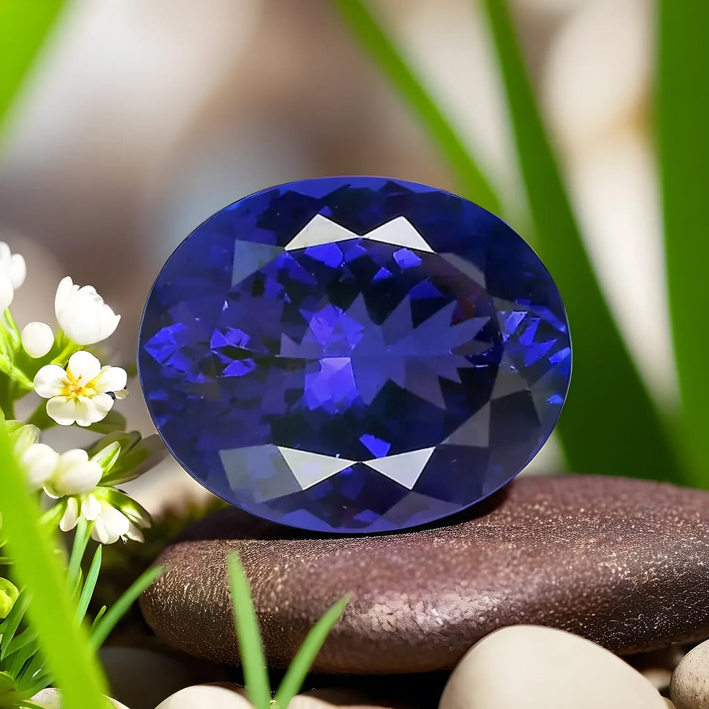 Tanzanite Oval Free Faceted Cut 4A 24.92 Ct