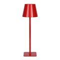 Kabellose Tischlampe mit Touch-Steuerung, Rot, 11x37cm