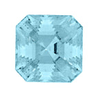 Santamaria Aquamarine Square Free Asher Cut 4A 7.11 Ct
