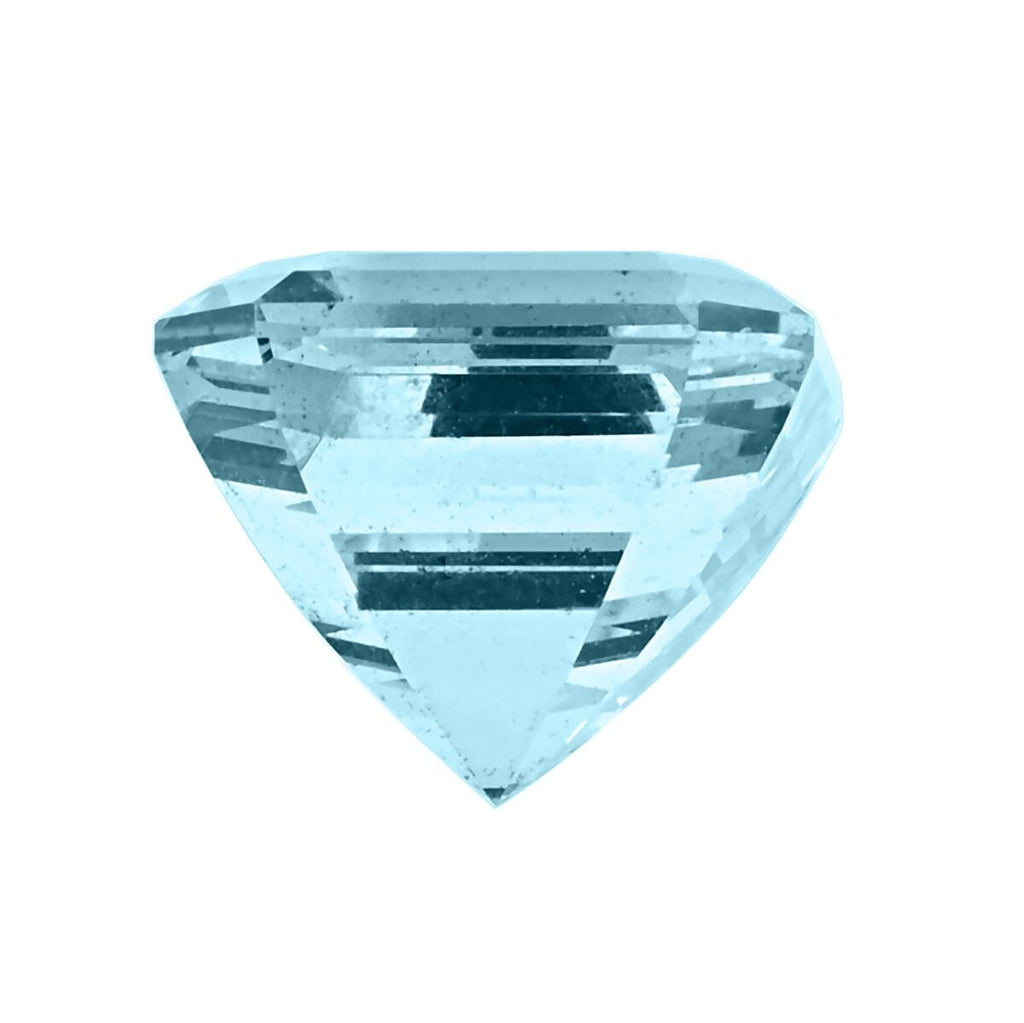 Santamaria Aquamarine Square Free Asher Cut 4A 7.11 Ct