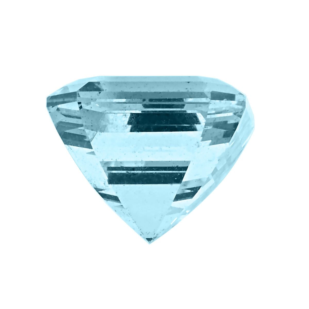 Santamaria Aquamarine Square Free Asher Cut 4A 7.11 Ct