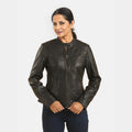 LA MAREY 100% Lammleder-Jacke, Größe 40, Schwarz