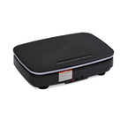Soulsmart Vibrationsplatte mit RGB-Beleuchtung, Bluetooth-Lautsprecher und 150W-Motor, Schwarz