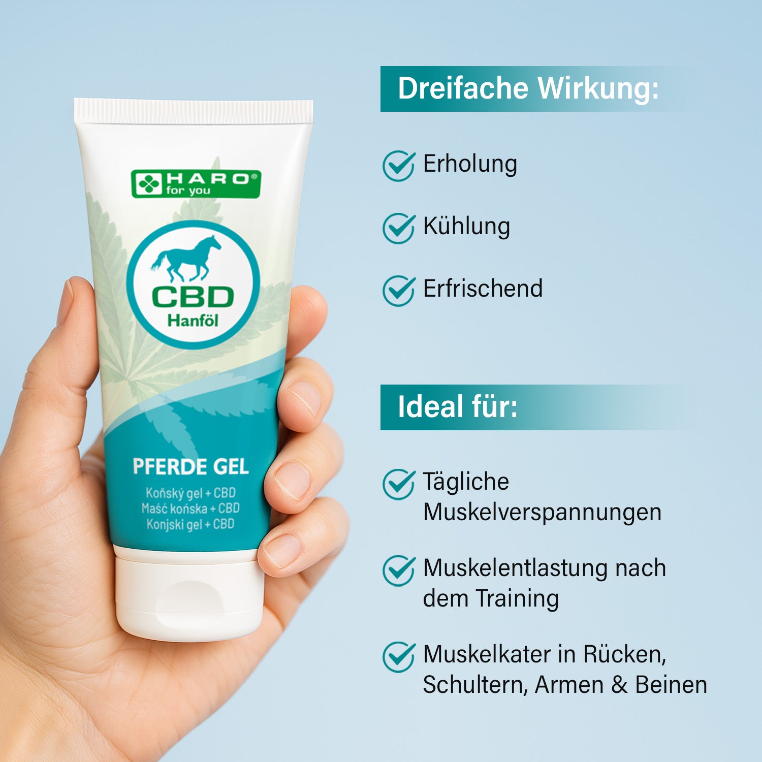 CBD - Pferdegel - 100ml
