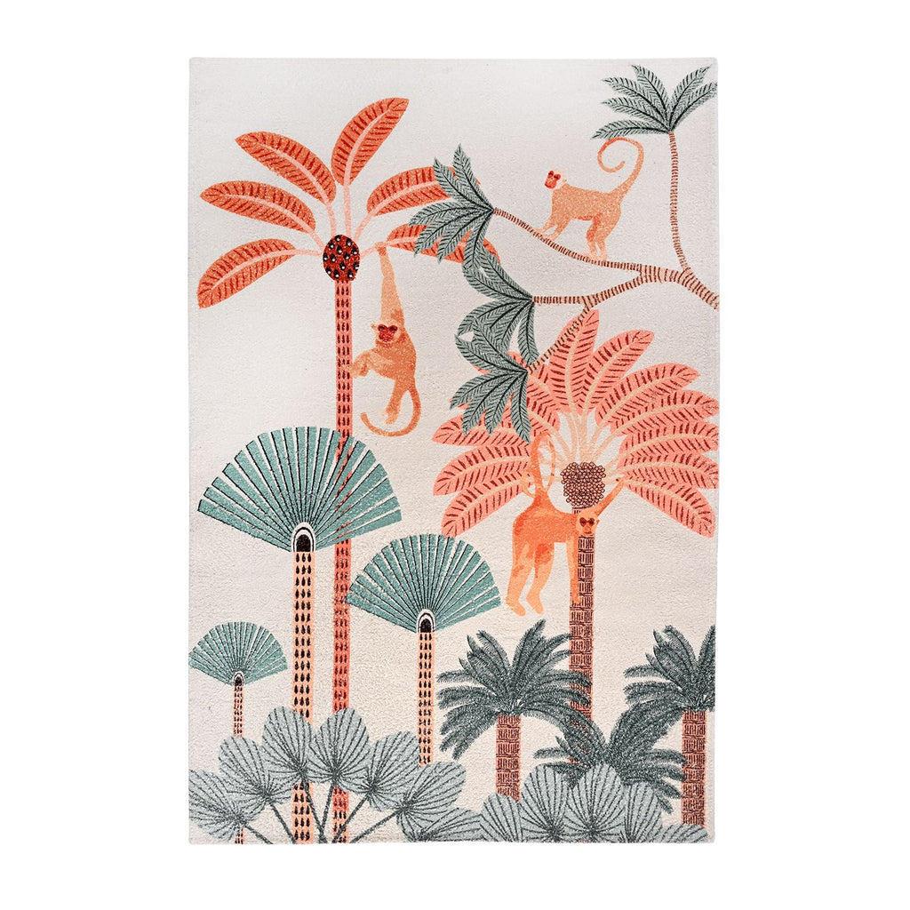 Teppich Digitaldruck Blüten, Baumwolle Polyester, 120 x 180 cm