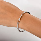 LUXURIANT DIAMOND - Lab Grown Diamant SI-GH Armreif ca. 19 cm 925 Silber rhodiniert (10-15 Werktage Lieferzeit) ca. 0.25 ct