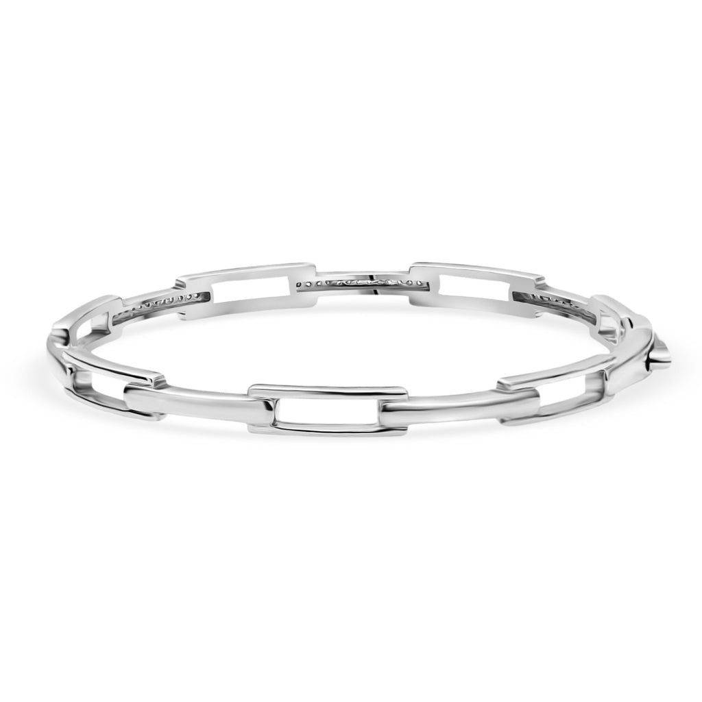 LUXURIANT DIAMOND - Lab Grown Diamant SI-GH Armreif ca. 19 cm 925 Silber rhodiniert (10-15 Werktage Lieferzeit) ca. 0.25 ct