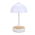 LIVEMORE Designer-Stil Tischlampe im Kuppeldesign mit Touch-Steuerung, 16x16x26,5cm, Weiß