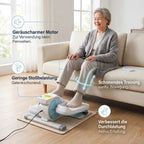 LIVMORE -Kompakter Elektro Stepper, Anti Rutsch Pedale, Anzeige und Fernbedienung, 47 x 42 x 23.5 cm, Schwarz