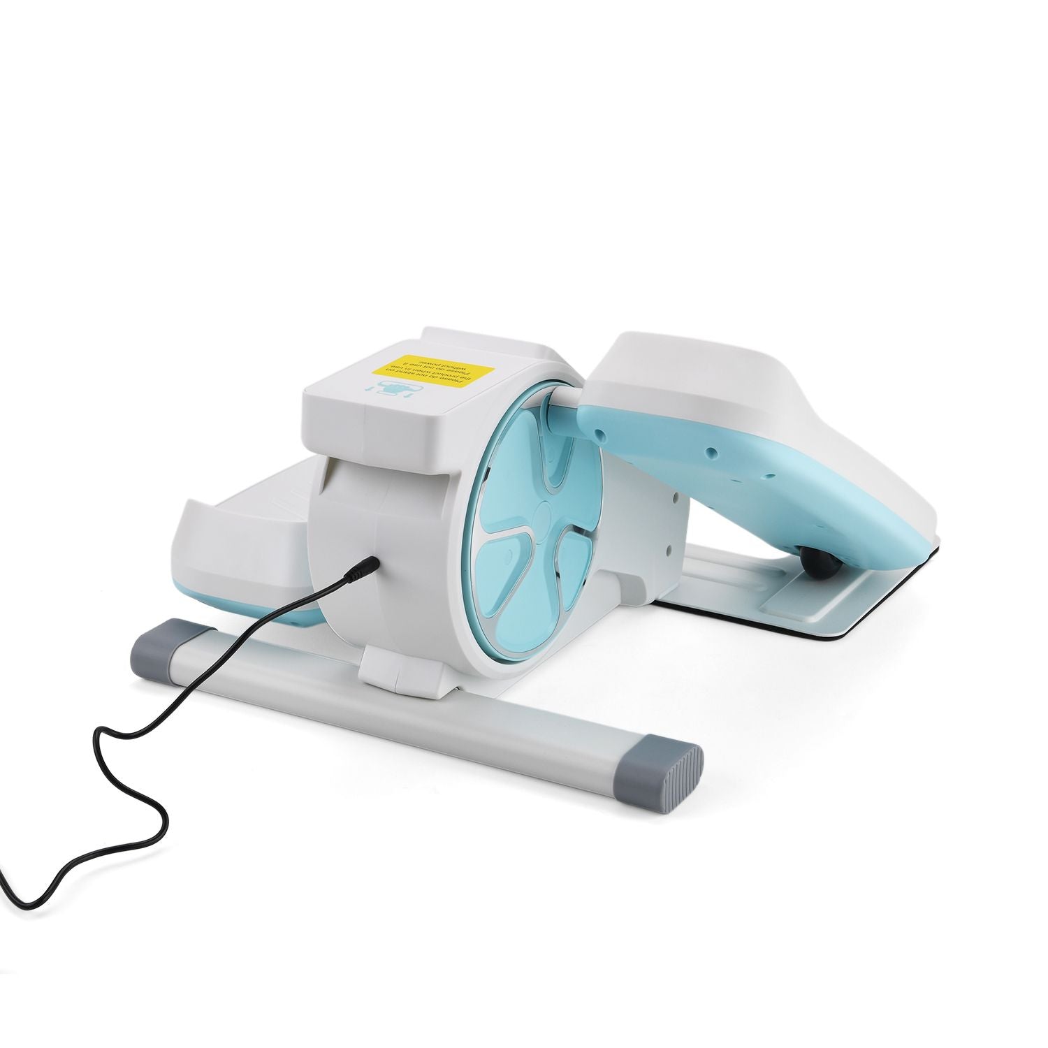 LIVMORE -Kompakter Elektro Stepper, Anti Rutsch Pedale, Anzeige und Fernbedienung, 47 x 42 x 23.5 cm, Schwarz