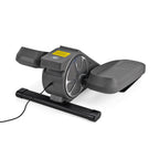 LIVMORE -Kompakter Elektro Stepper, Anti Rutsch Pedale, Anzeige und Fernbedienung, 47 x 42 x 23.5 cm, Schwarz