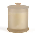 LIVMORE Home Fragrance Kollektion, Duftkerze im Farbglas, Weißer Tee Ingwer, 370 g Sojawachs, 55 Std., 10,2 x 10,2 x 13 cm