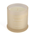 LIVMORE Home Fragrance Kollektion, Duftkerze im Farbglas, Weißer Tee Ingwer, 370 g Sojawachs, 55 Std., 10,2 x 10,2 x 13 cm