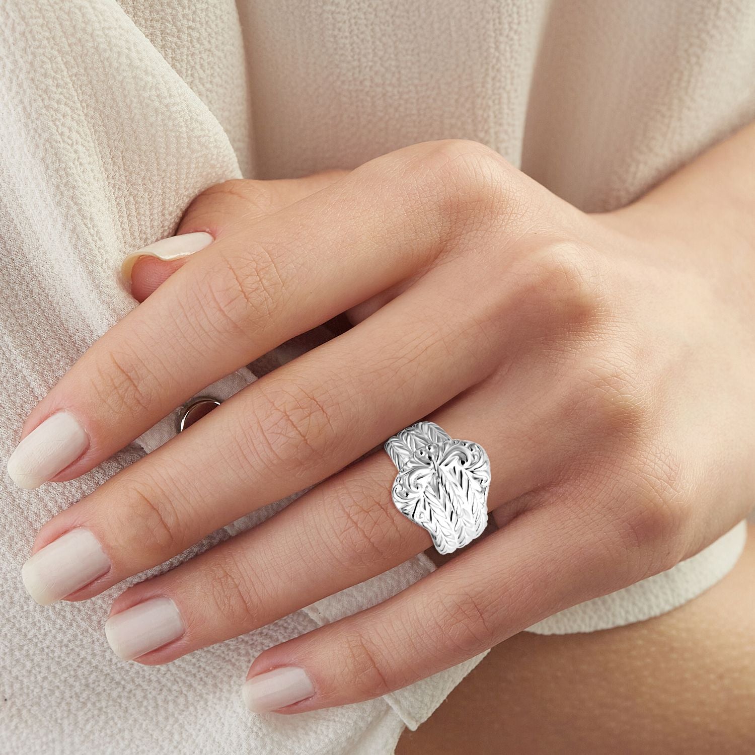 Royal Bali - D Joy 925 Silber Ring (Größe 20.00) ca. 6,10g